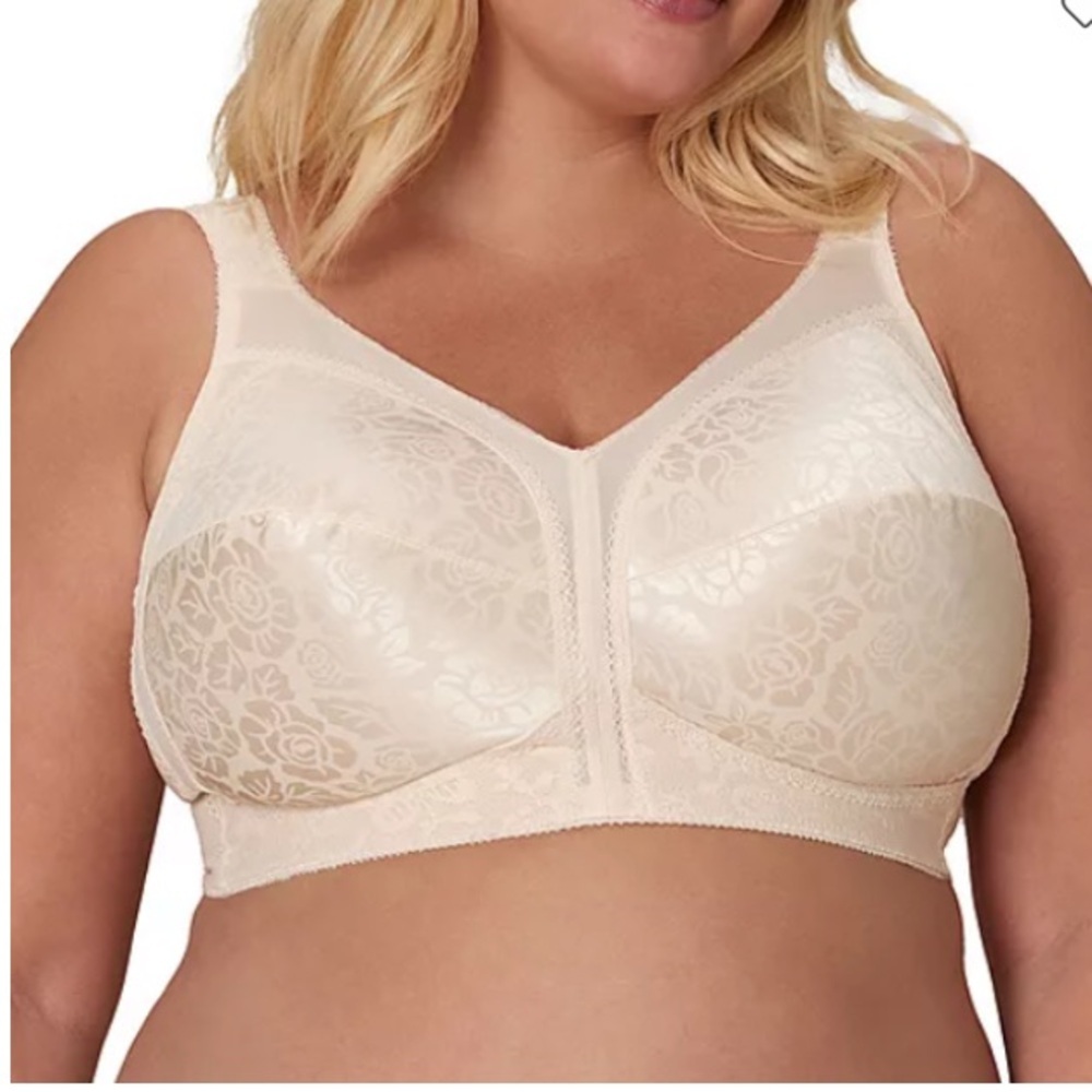 Playtex 18 Hour Wirefree Bra 4693 Natural Beige Sz 40DD New